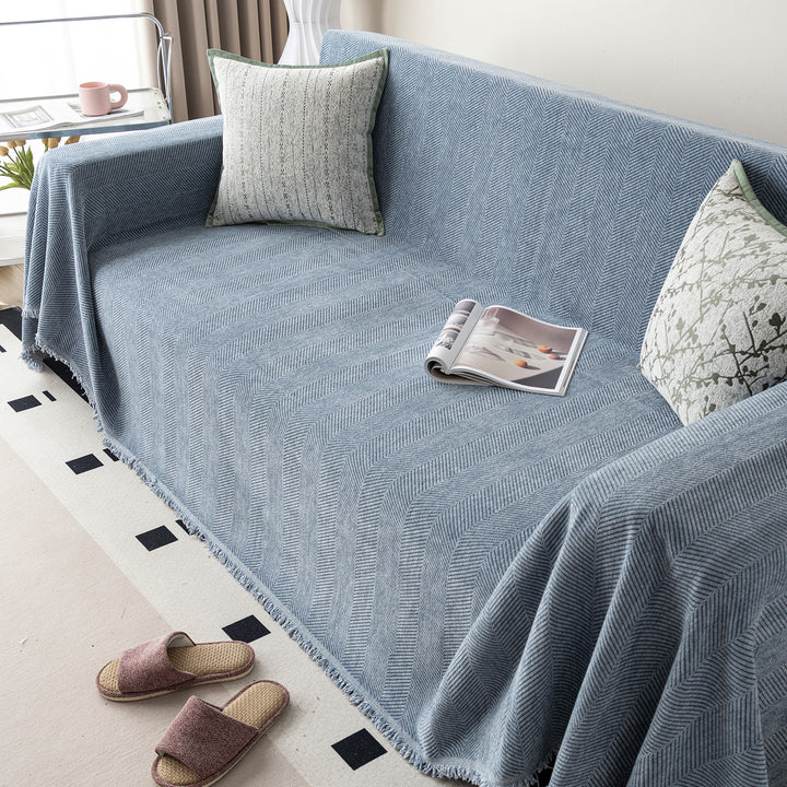 Strukturiertes Sofa-Wurfdecke