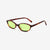Damen stylische Sonnenbrille im zeitgenössischen Oval-Design Karnz