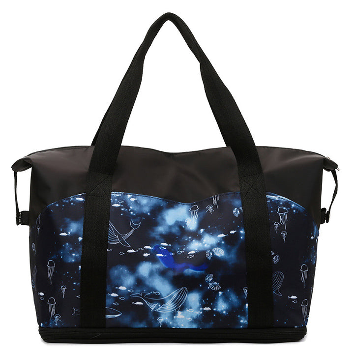 Verspielte katzenmotivierte Reisetasche