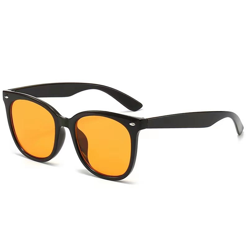 Damen Modische Brille mit schickem quadratischem Rahmen Karnz