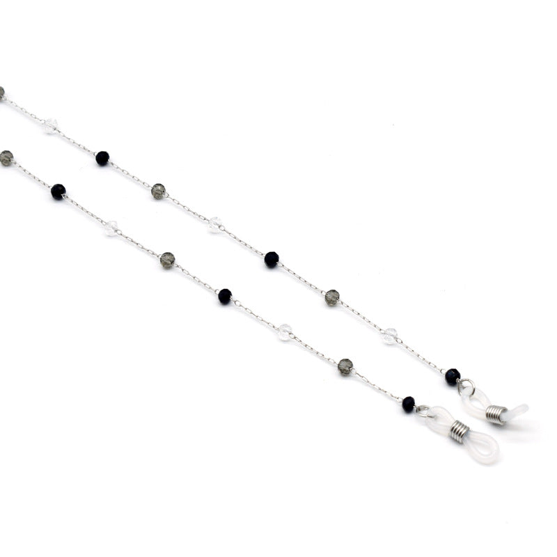 Elegante Perlen Brillen Kette Karnz