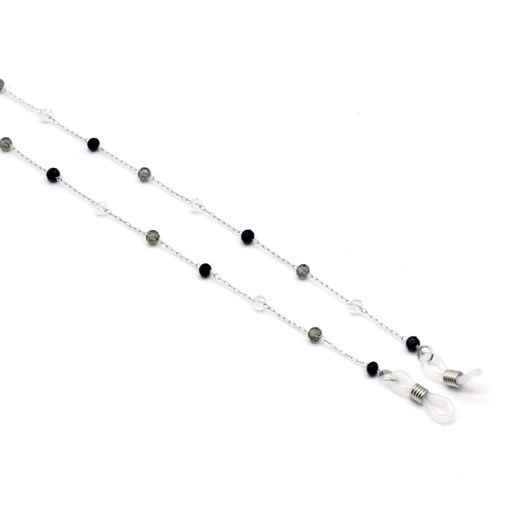 Elegante Perlen Brillen Kette Karnz