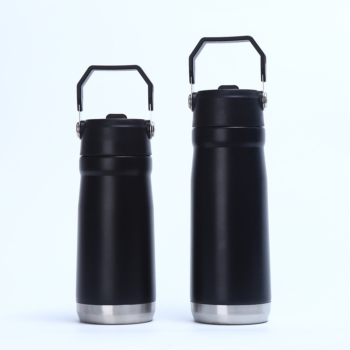 Damen Praktische Isoliertrinkflasche mit klappbarem Tragegriff Karnz