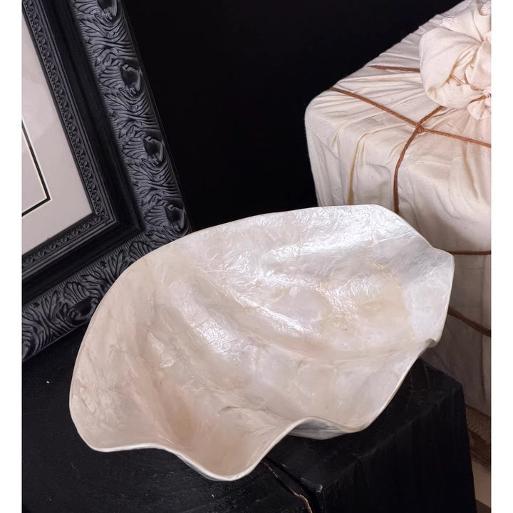 Dekorative muschelförmige Servierschüssel
