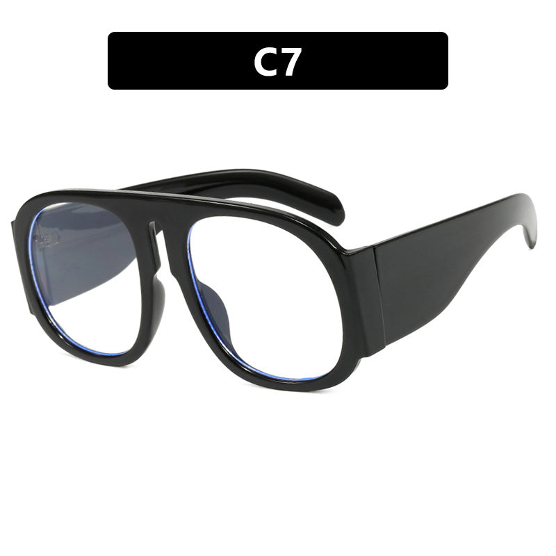 Damen oversized Sonnenbrille mit breitem Rahmen und hoher UV-Schutz Karnz