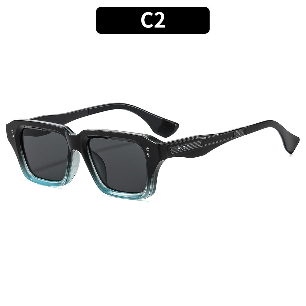 Vintage-inspirierte Übergroße Quadratische Sonnenbrille