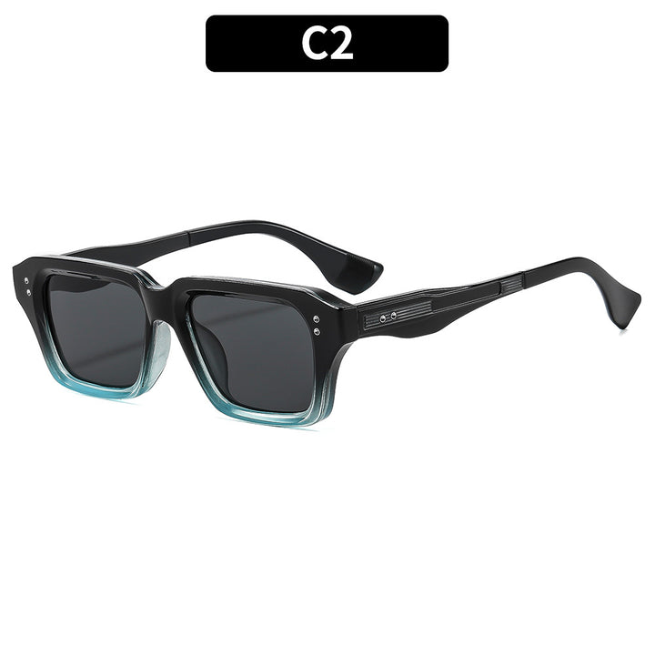 Vintage-inspirierte Übergroße Quadratische Sonnenbrille