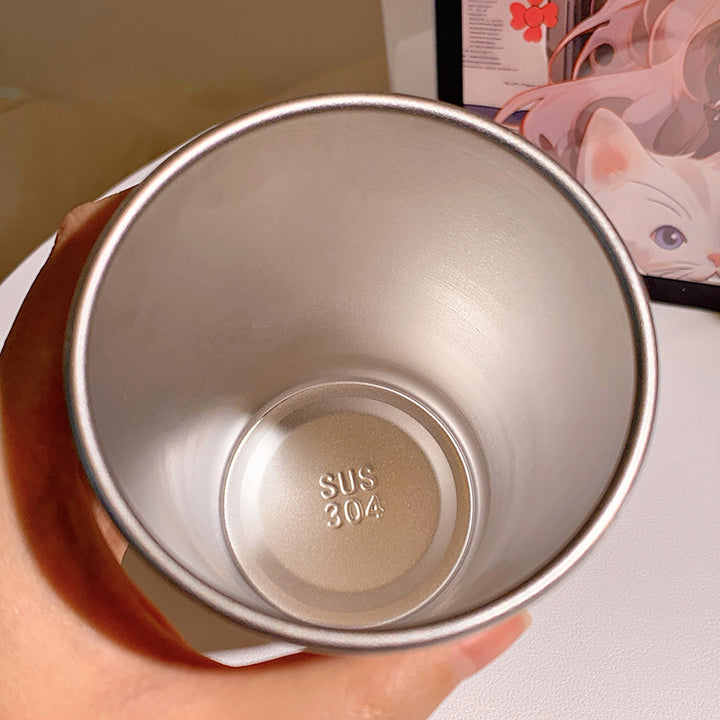 Edelstahlbecher mit Niedlichem Robbenmotiv Karnz