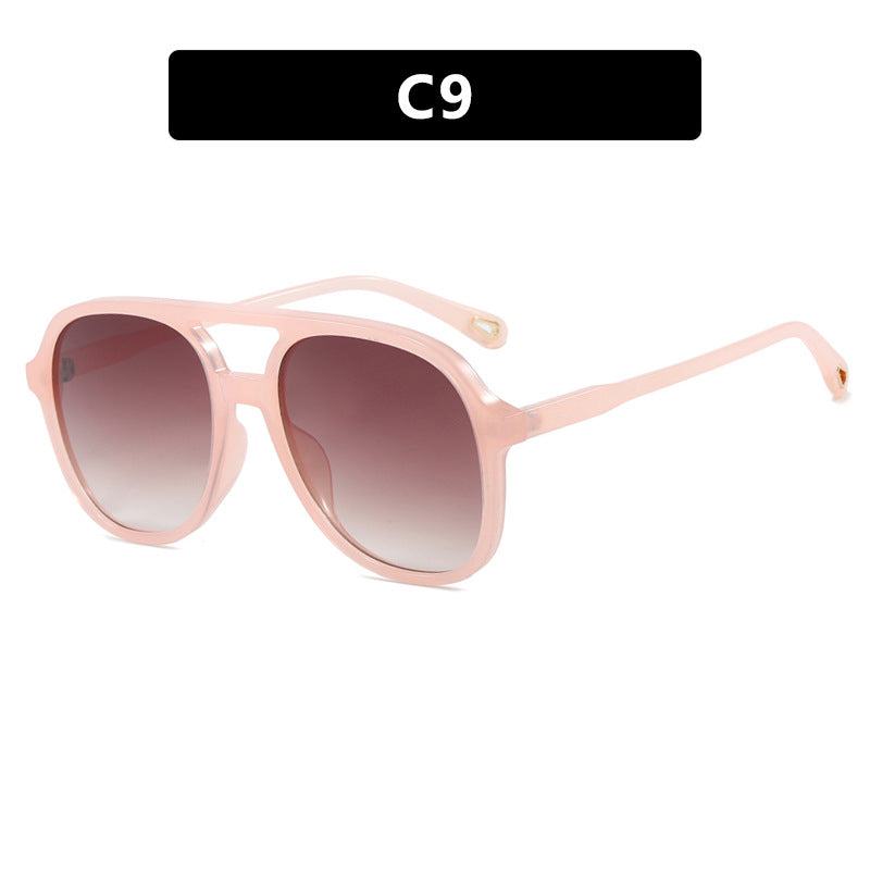 Damen geometrische Sonnenbrille mit luxuriösem Rahmen Karnz