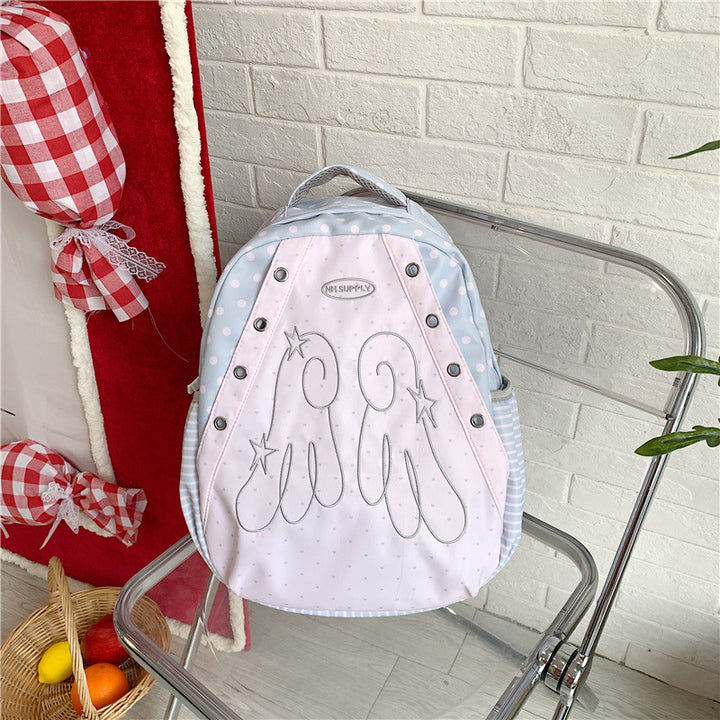 Adorable Polka Dot Design Rucksack