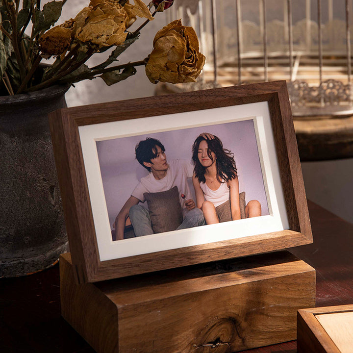 Premium Rustikaler Holzrahmen für Fotos