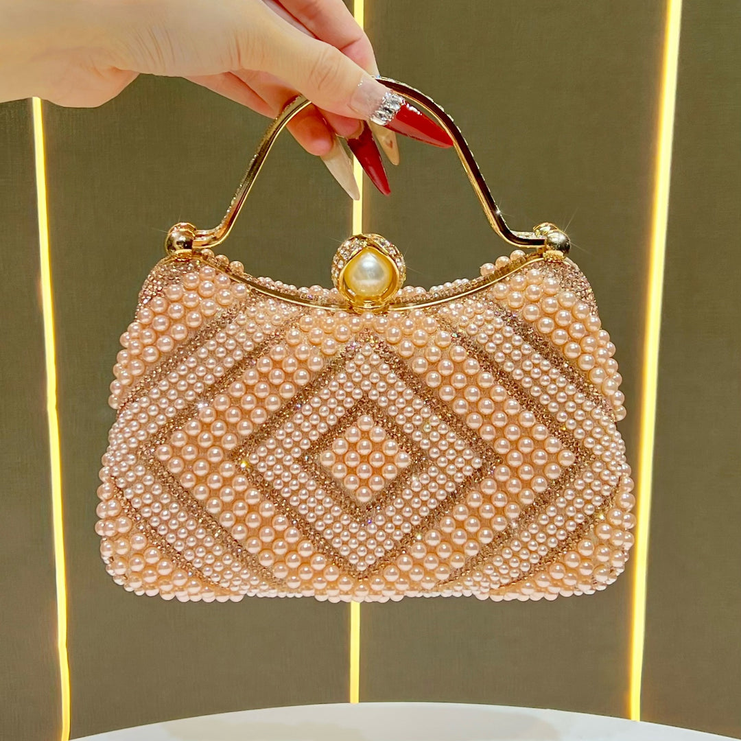 Elegante Perlenhandtasche
