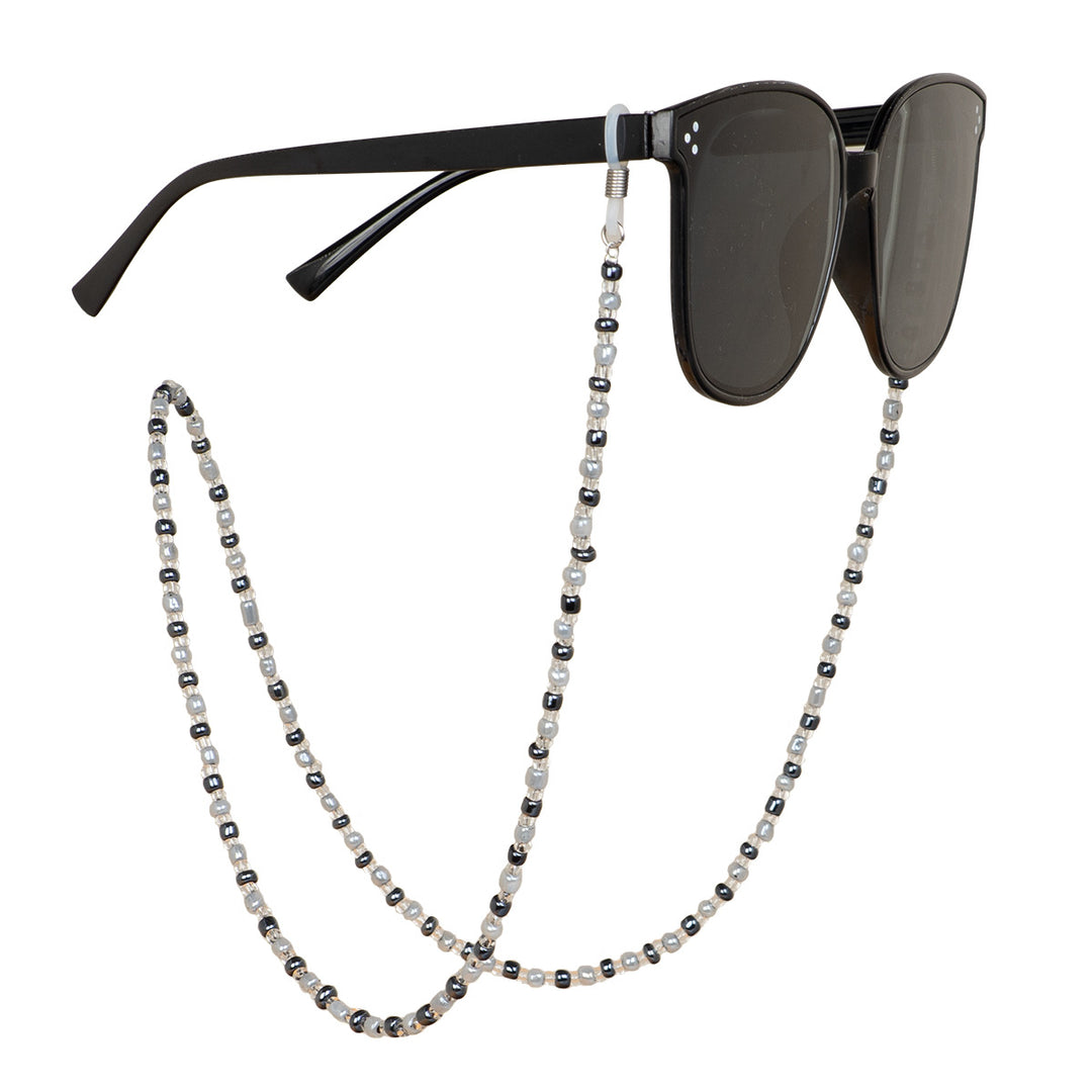 Beaded Eyewear Chain with Flexible Holders Karnz