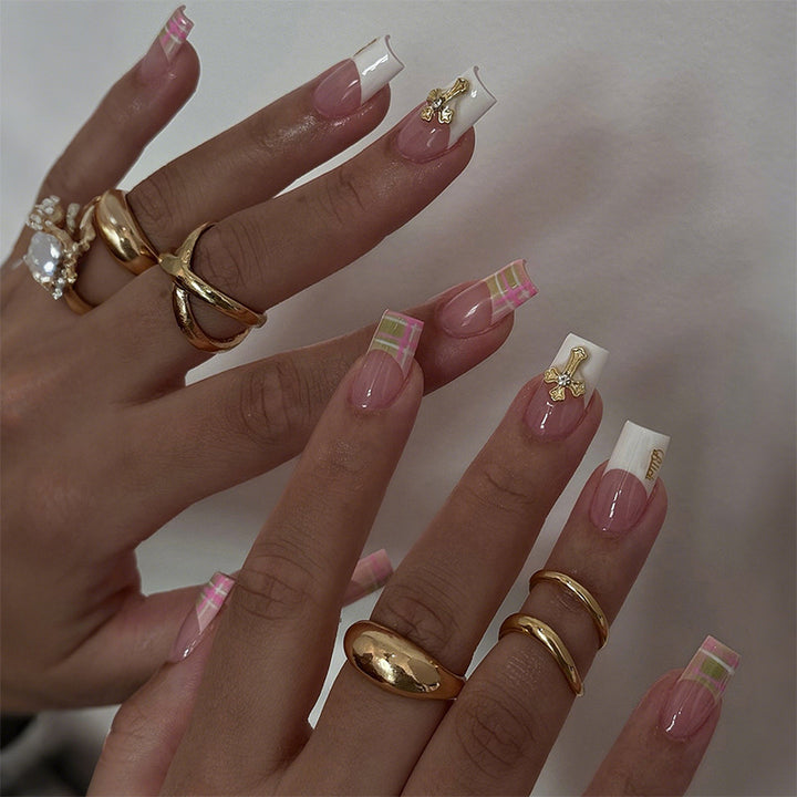 Kreatives Dekoratives Press-On Nail Set