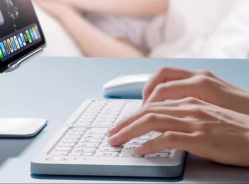 Faltbare Bluetooth-Tastatur und Maus Combo Karnz