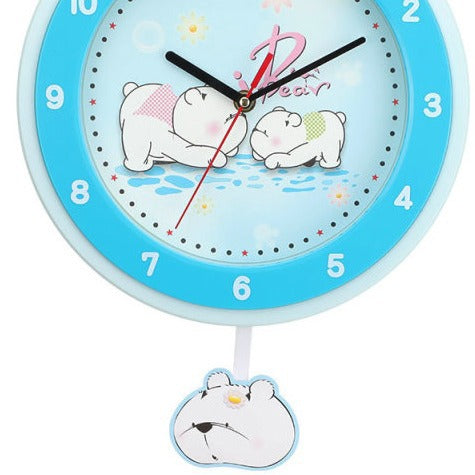 Wanduhr mit buntem Tierdesign Karnz