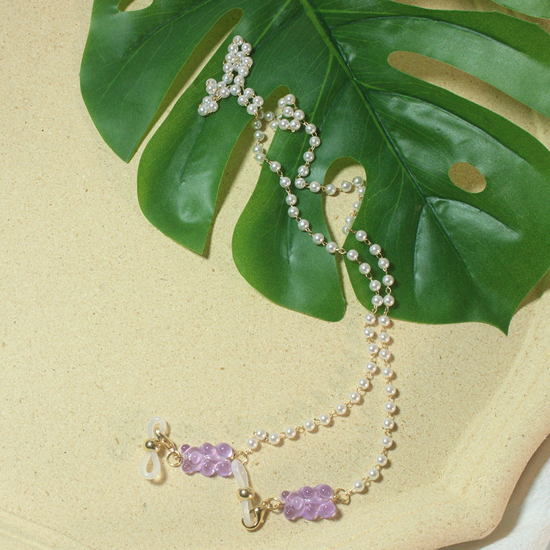 Elegantes Perlenbrillenband Karnz
