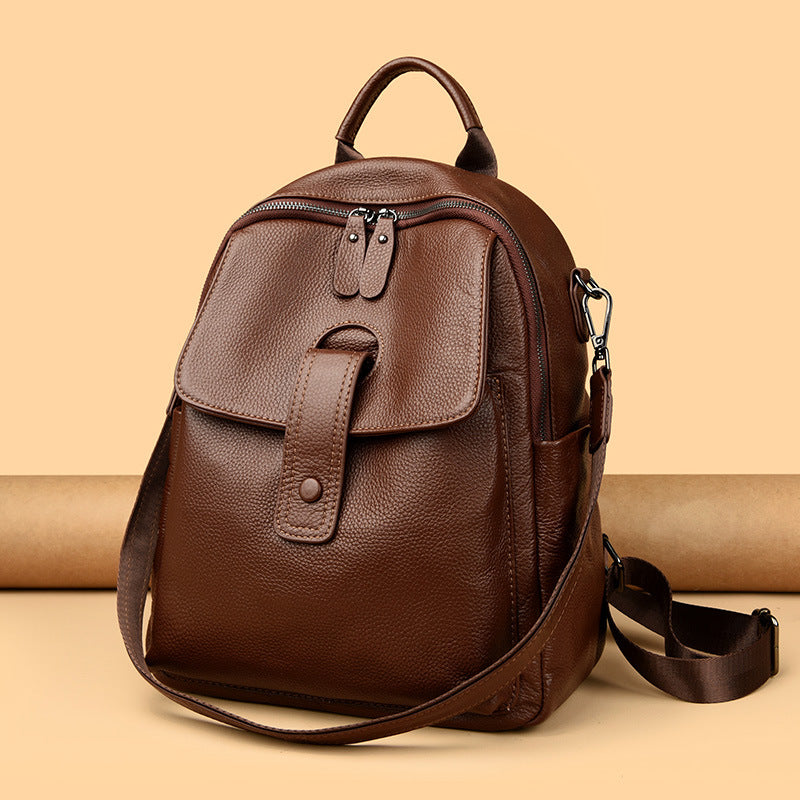 Veganer Leder Multifunktionaler Rucksack Karnz