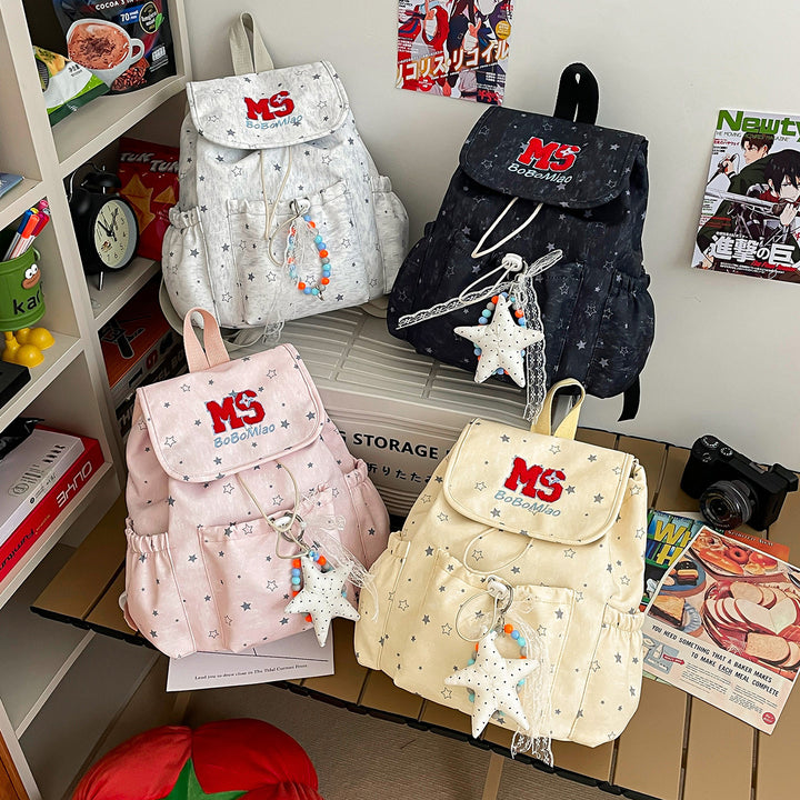 Stylische mit Sternen geschmückte Rucksack Karnz 1791205507