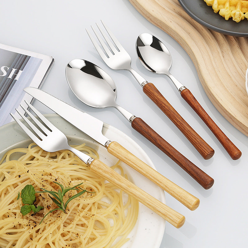 Eleganter Esslöffel mit Ergonomischem Holzgriff Karnz