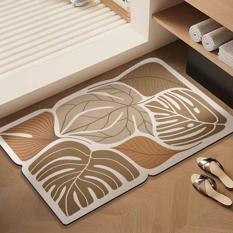 Moderne geometrische Badezimmermatte
