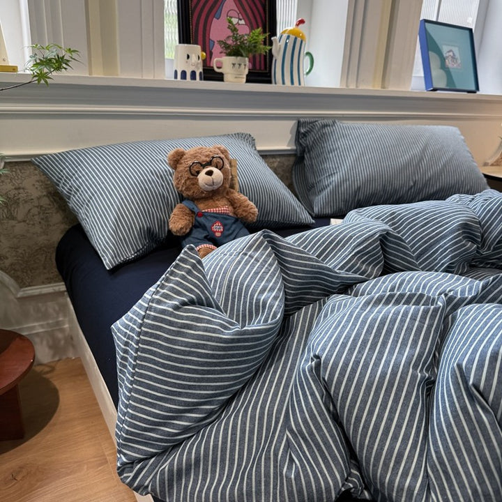 Premium Plaid Bettwäsche Set