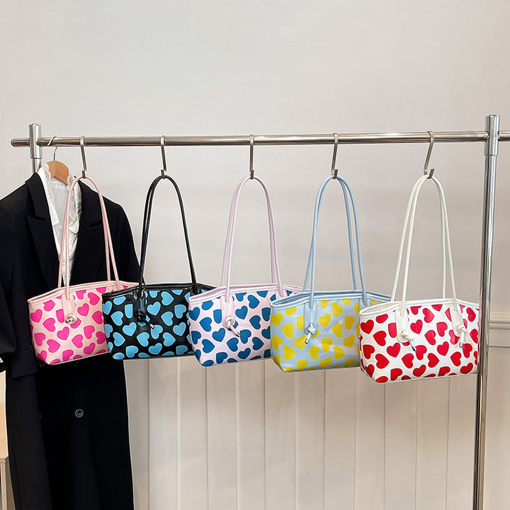 WoCasual Herz-Muster Tote Bag Karnz