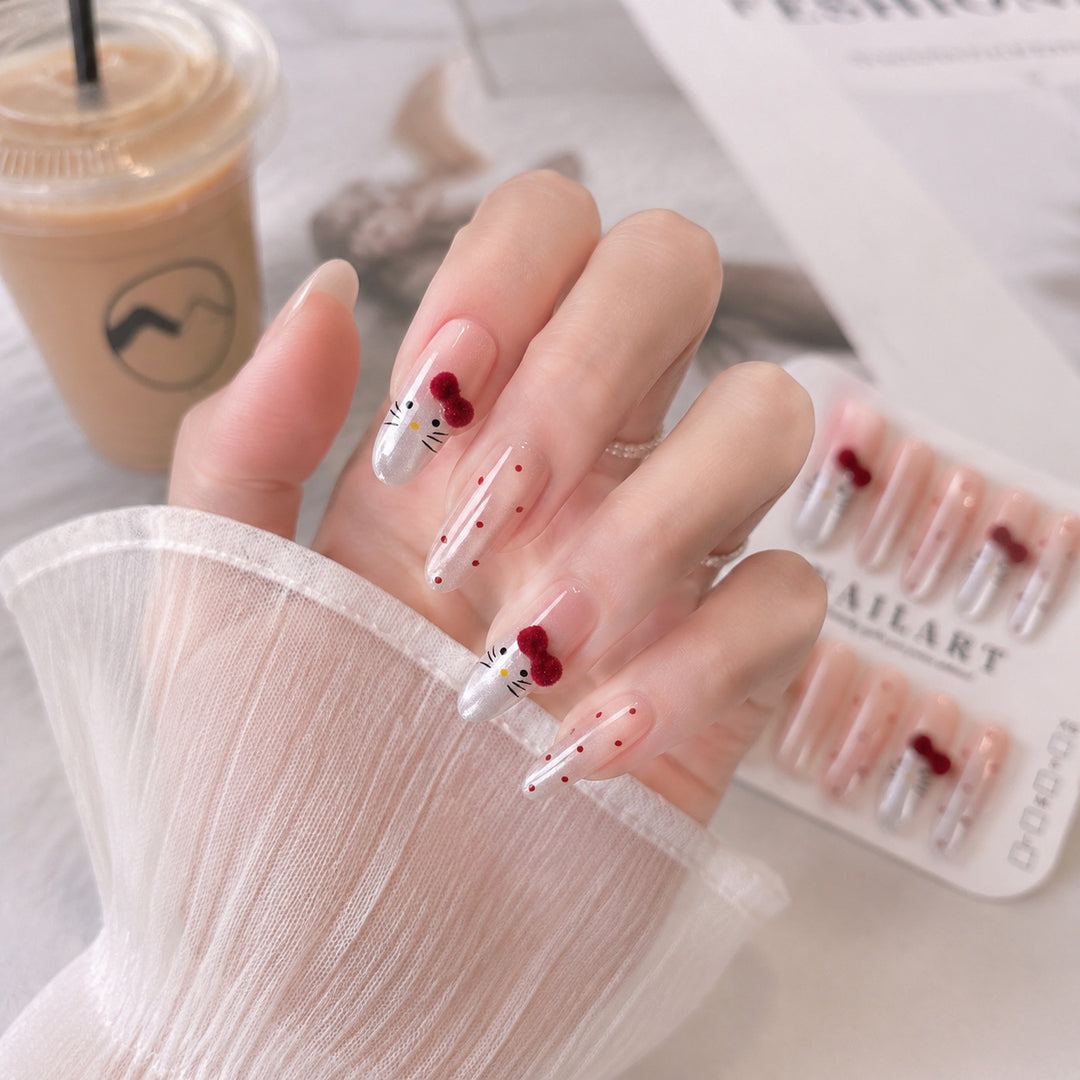 Künstlerisches Charakter-Themen Press-On Nail Set Karnz