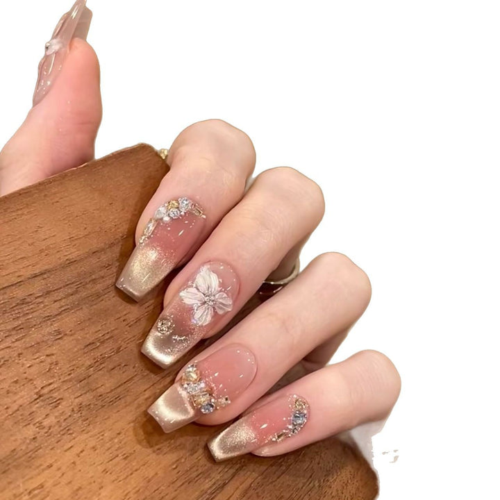 Floral Design Press-On Nagelset Karnz