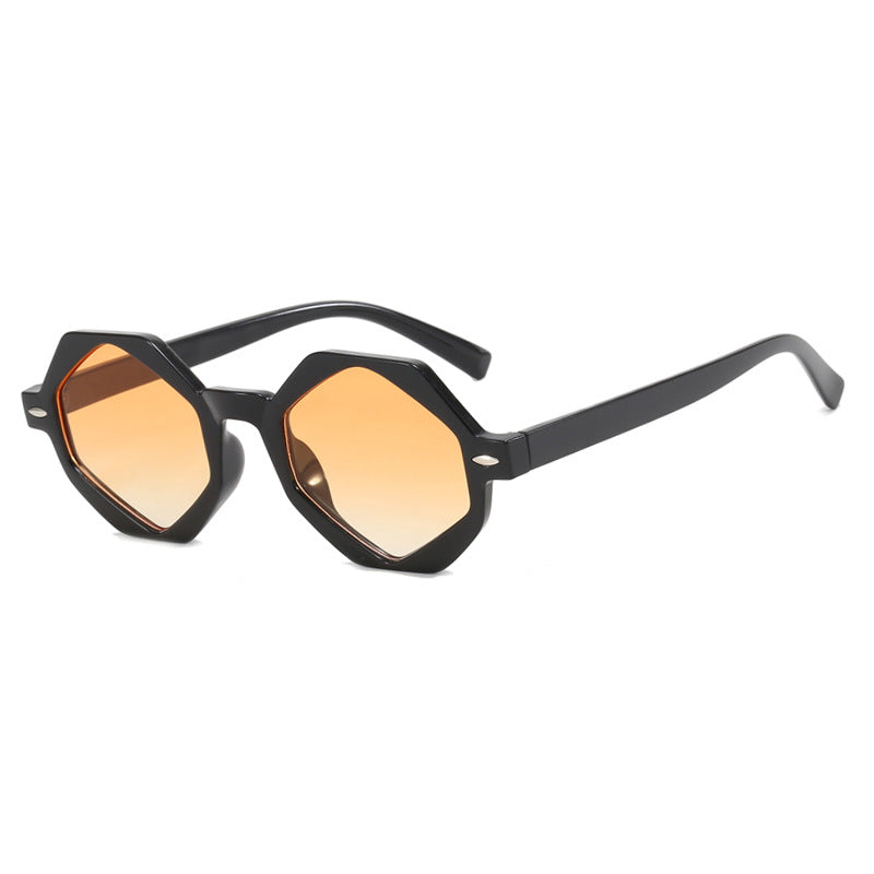 Damen trendige Sonnenbrille im modernen Achtkant-Design Karnz