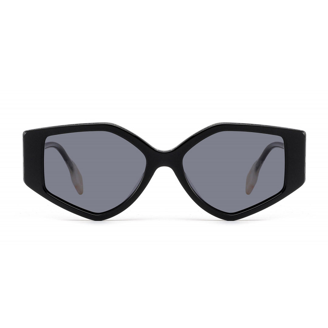 Damen modische Sonnenbrille mit einzigartigem geschnittenem Design und UV-Schutz Karnz