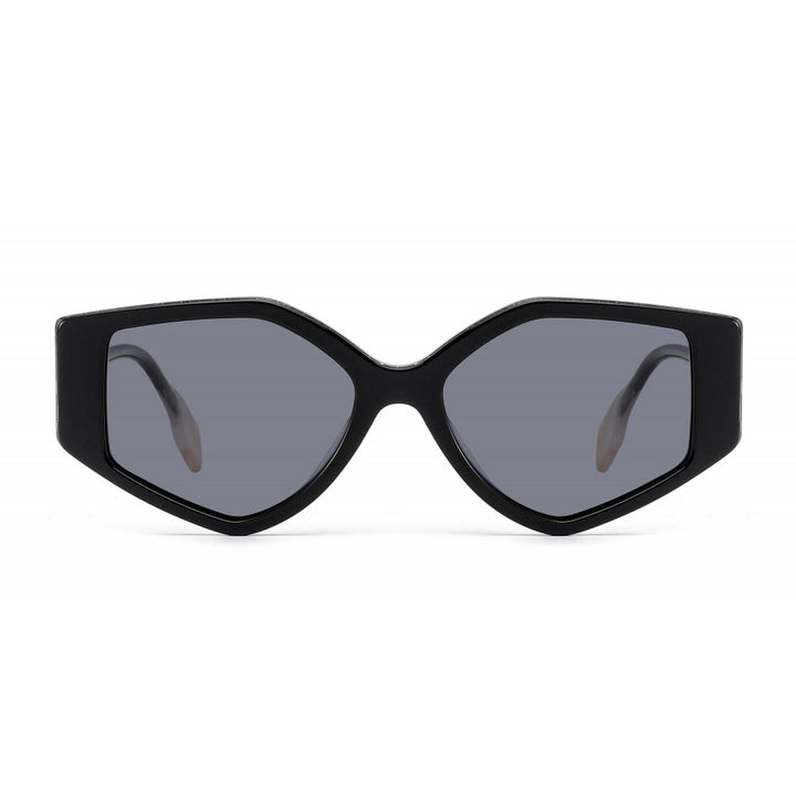 Damen modische Sonnenbrille mit einzigartigem geschnittenem Design und UV-Schutz Karnz