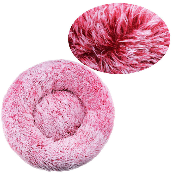 Flauschiges Rundes Hundebett
