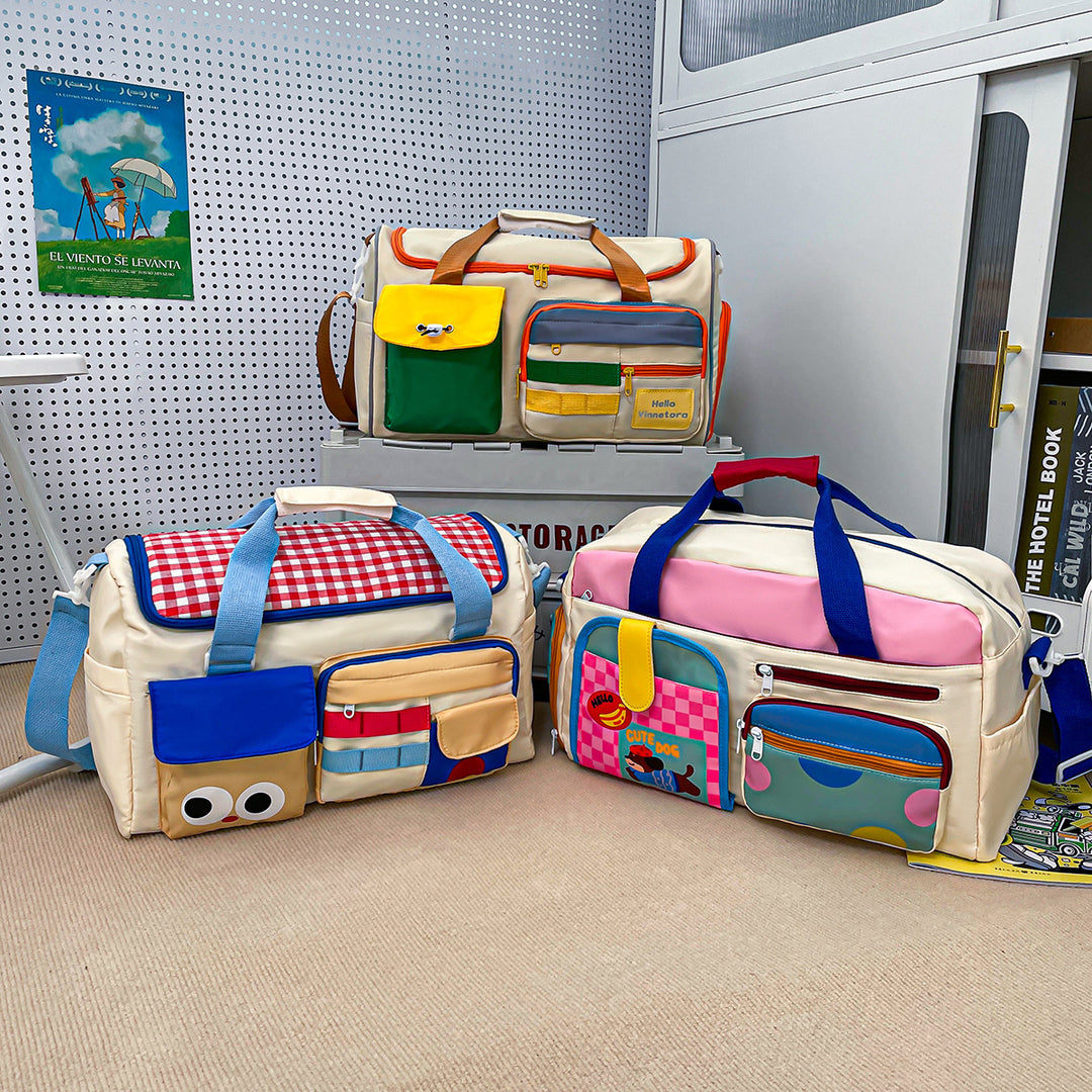 Stylische Mehrfach-Taschen Reisetasche Karnz