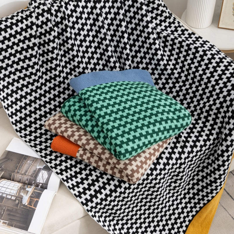 Gemütliche Strickdecke
