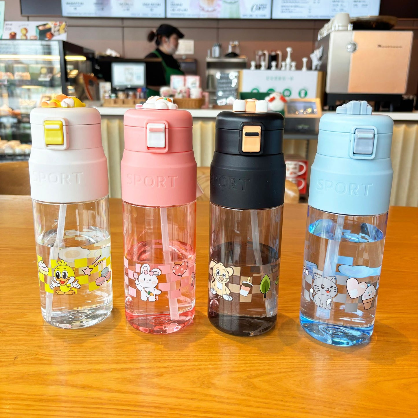 Damen kreative Sport-Trinkflasche Karnz