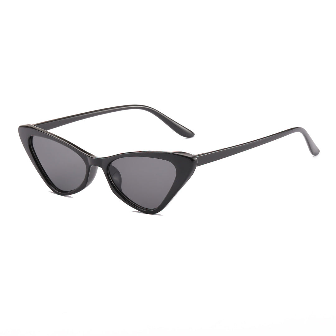 Damen Cat-Eye Sonnenbrille mit animalischem Muster und UV-Schutz Karnz