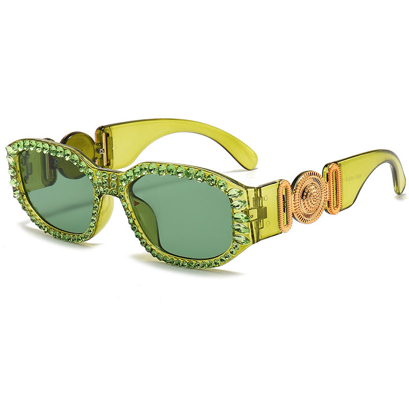 Vintage-inspirierte dekorative Katzenaugen-Sonnenbrille
