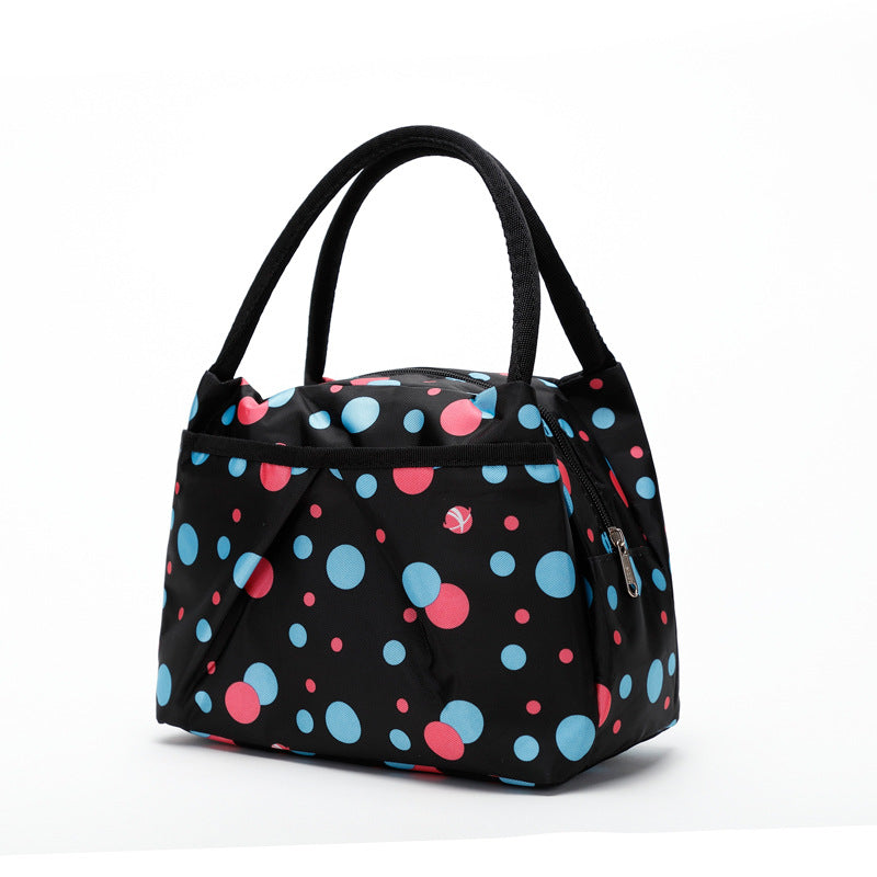 Blumige isolierte Lunch-Kühltasche Karnz