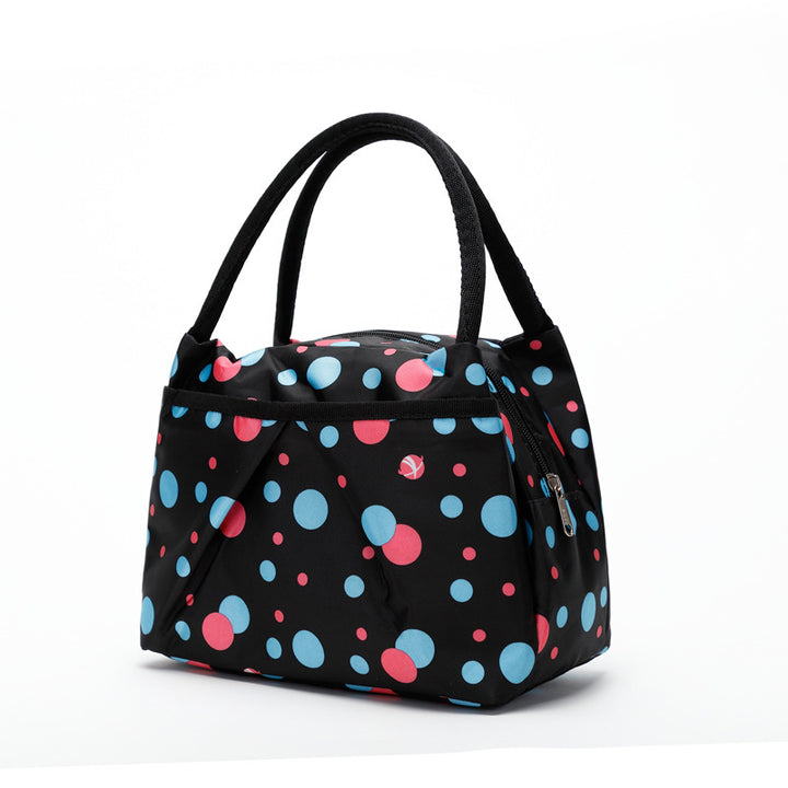 Blumige isolierte Lunch-Kühltasche Karnz