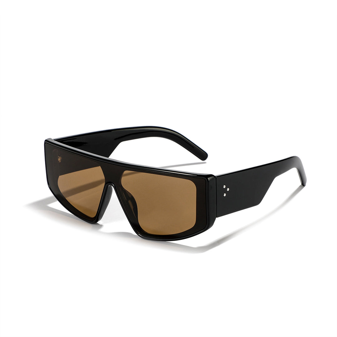 Damen futuristische Oversized-Sonnenbrille Karnz
