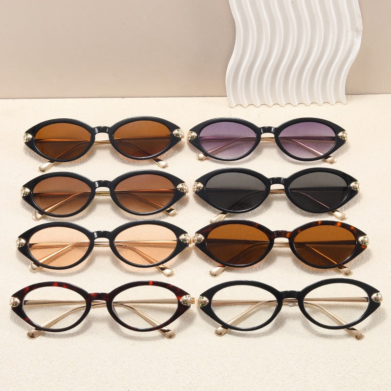 Damen elegante Sonnenbrille im markanten hexagonalen Design Karnz