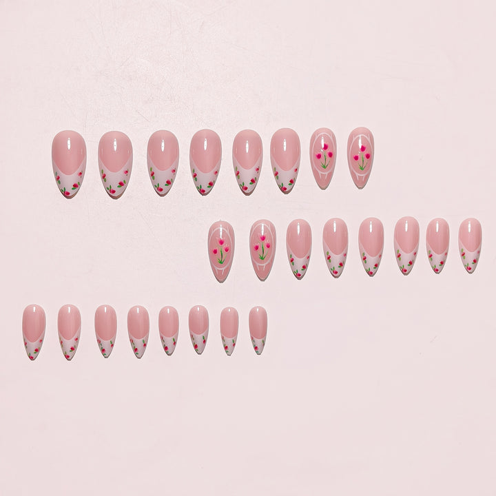 Floral Art Gel Nägel