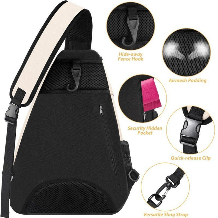 Tennis-Schläger Sling Bag Brehn