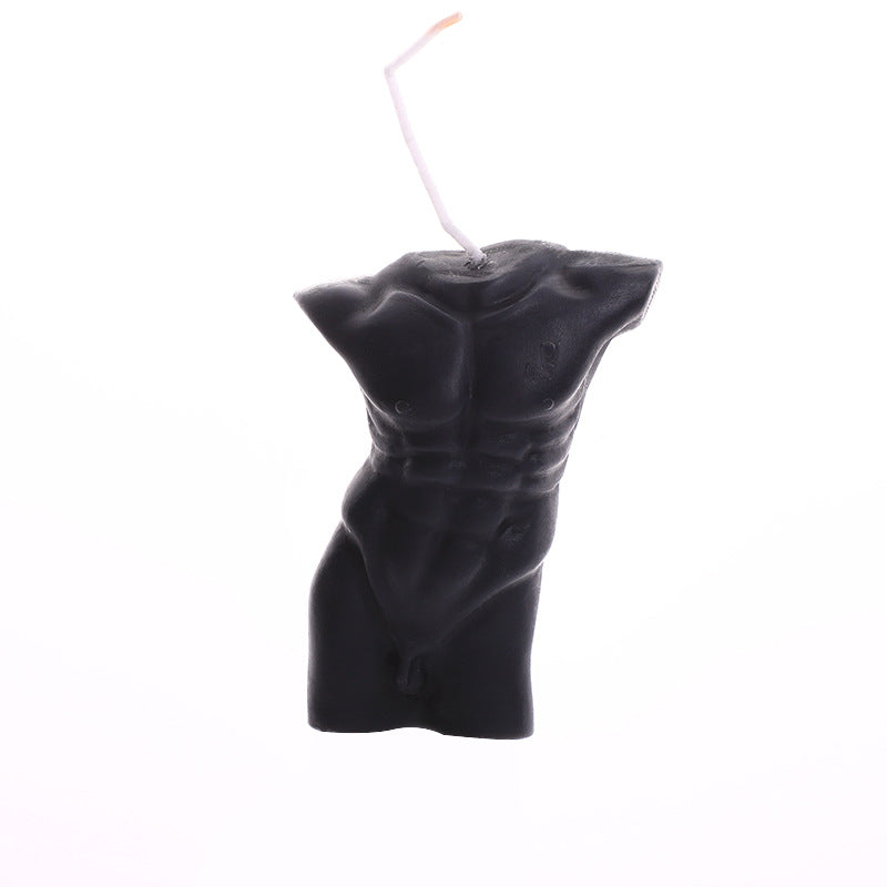 Skulpturaler weiblicher Torso Duftsojawachskerze