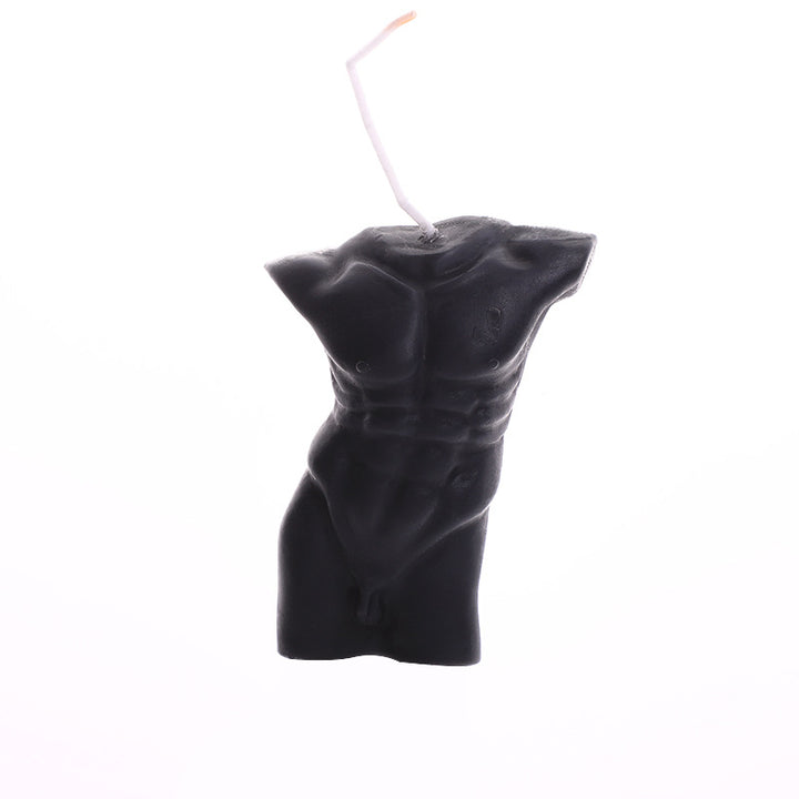 Skulpturaler weiblicher Torso Duftsojawachskerze