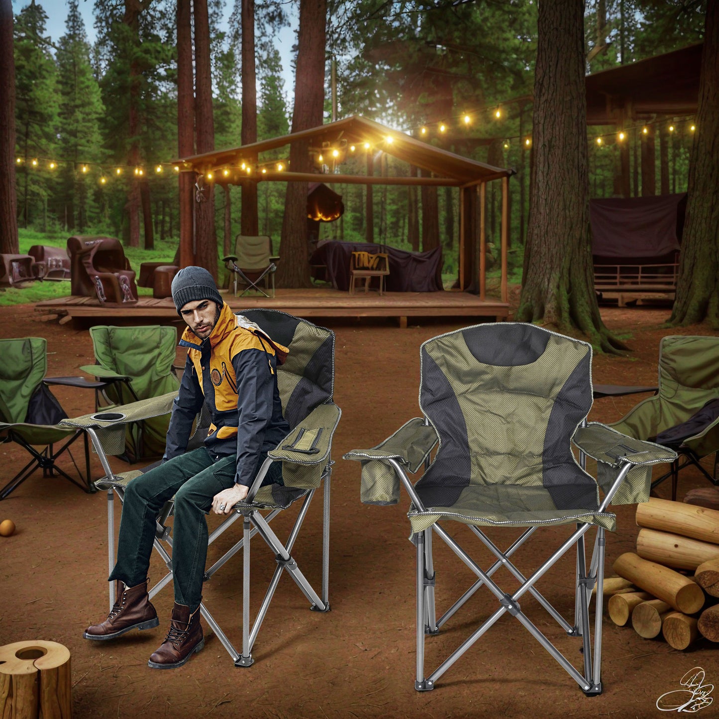 Damen Campingstuhl Karnz