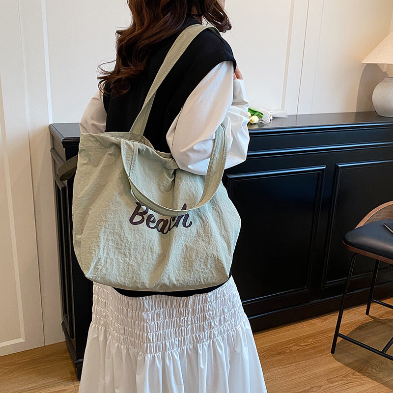 Geräumige Canvas-Shopper-Tasche Karnz