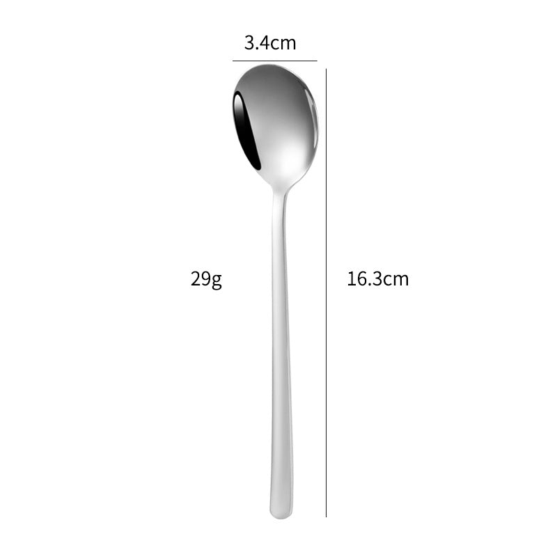 Eleganter Dessertlöffel mit Luxuriöser Goldener Oberfläche Karnz