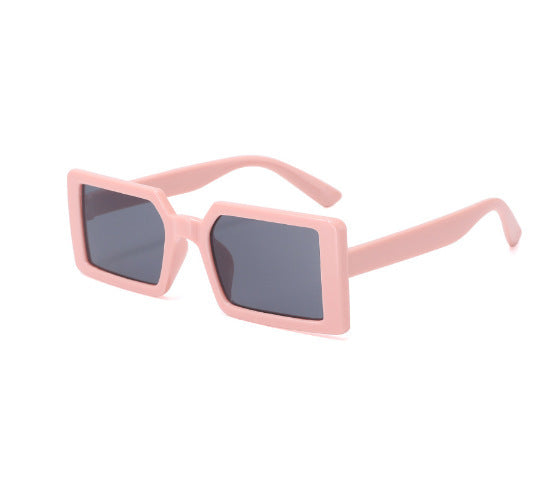 Damen modische transparente Eck-Sonnenbrille Karnz